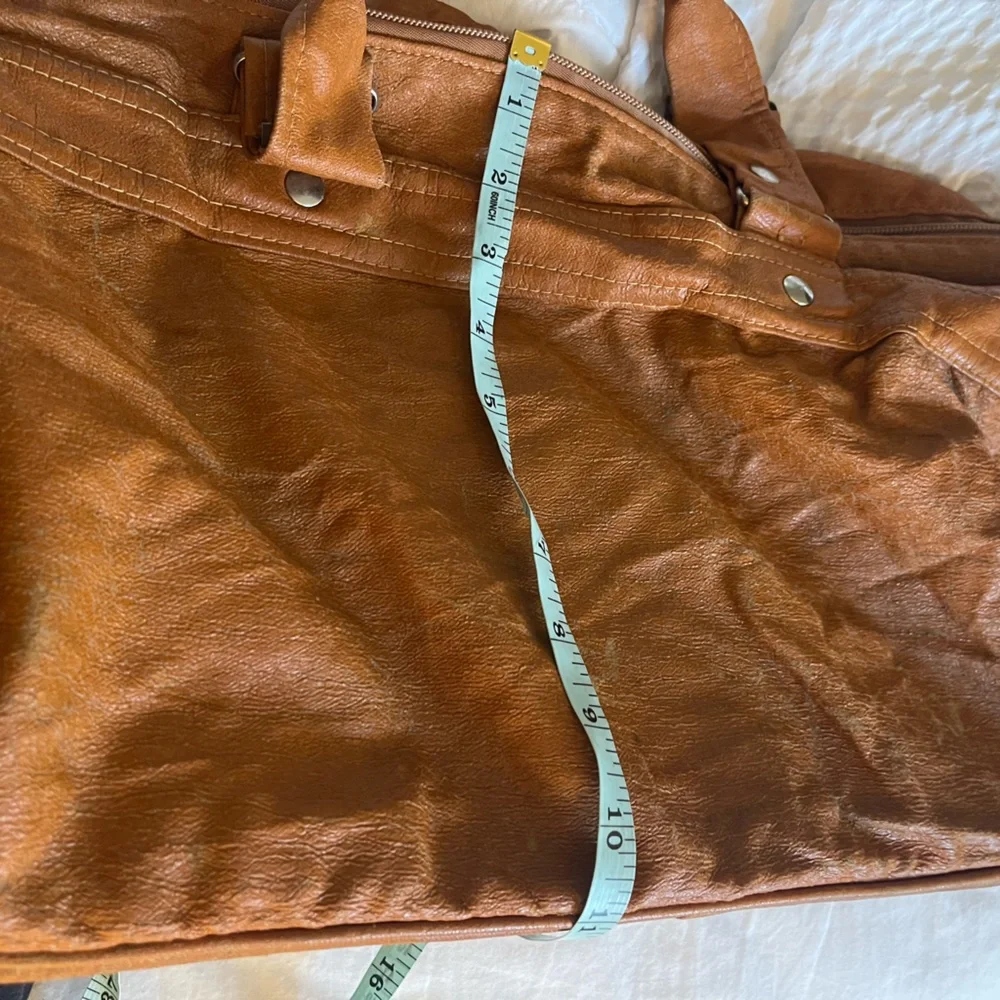 Vintage Brown Travel Bag AS IS
